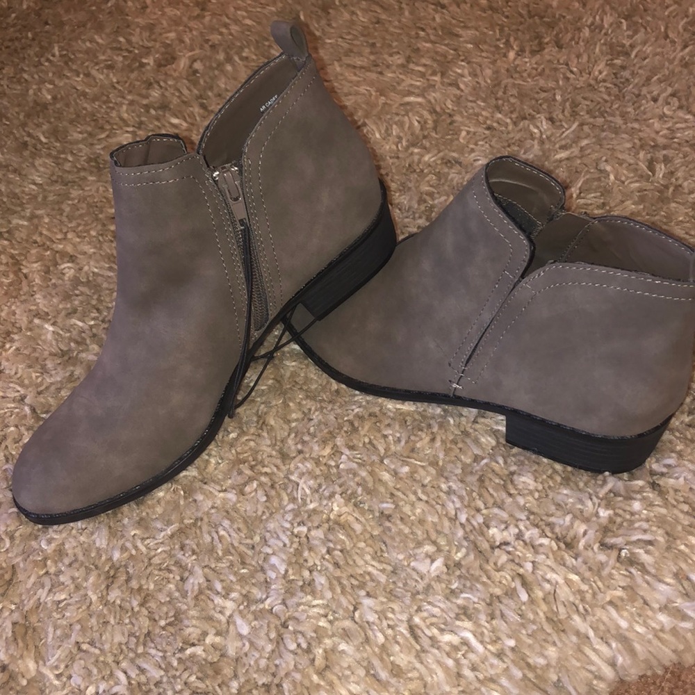 American Grey Ankle Booties